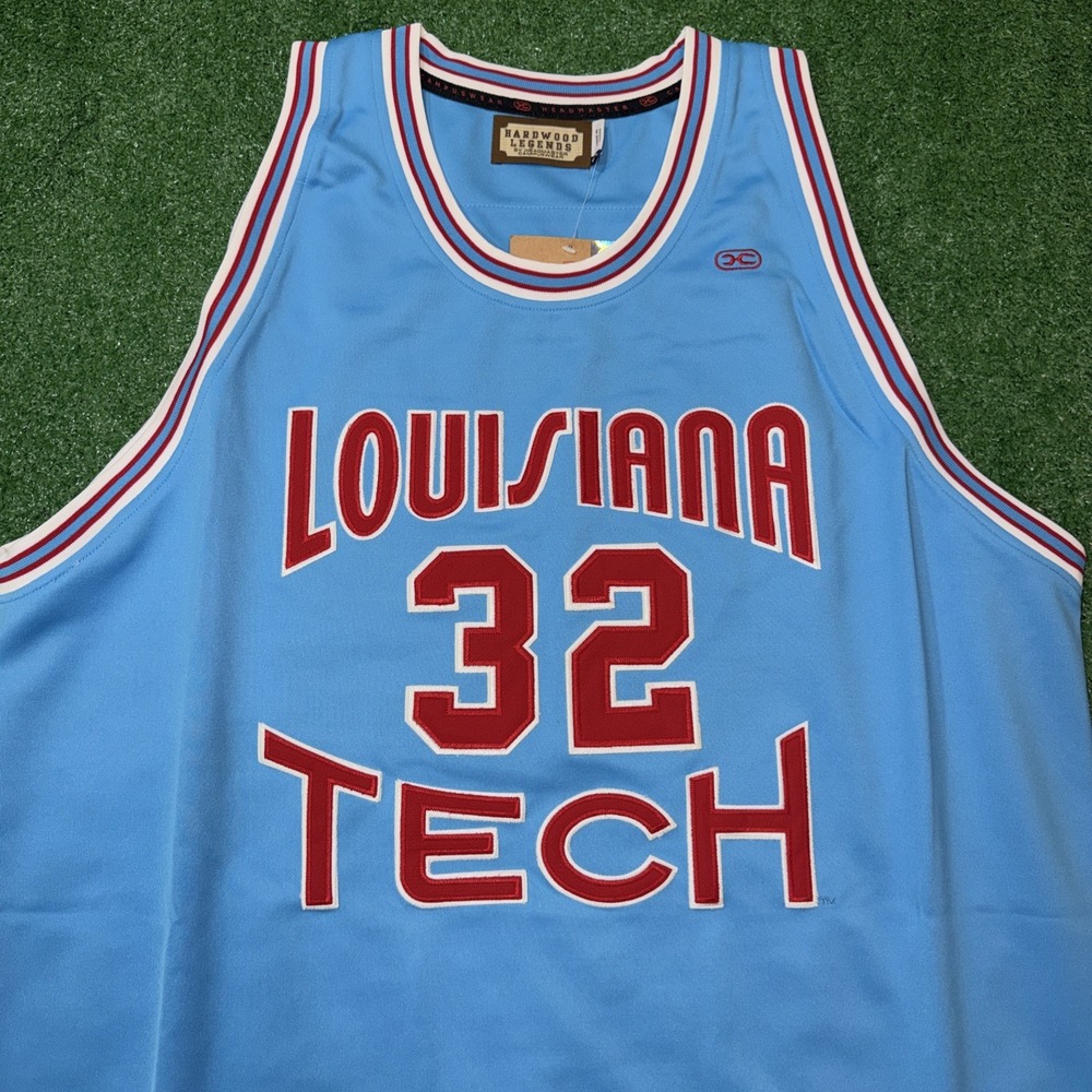 4XL Karl Malone Louisiana Tech Basketball Jersey  NCAA Hardwood Legends NWT‎ - Picture 2 of 5